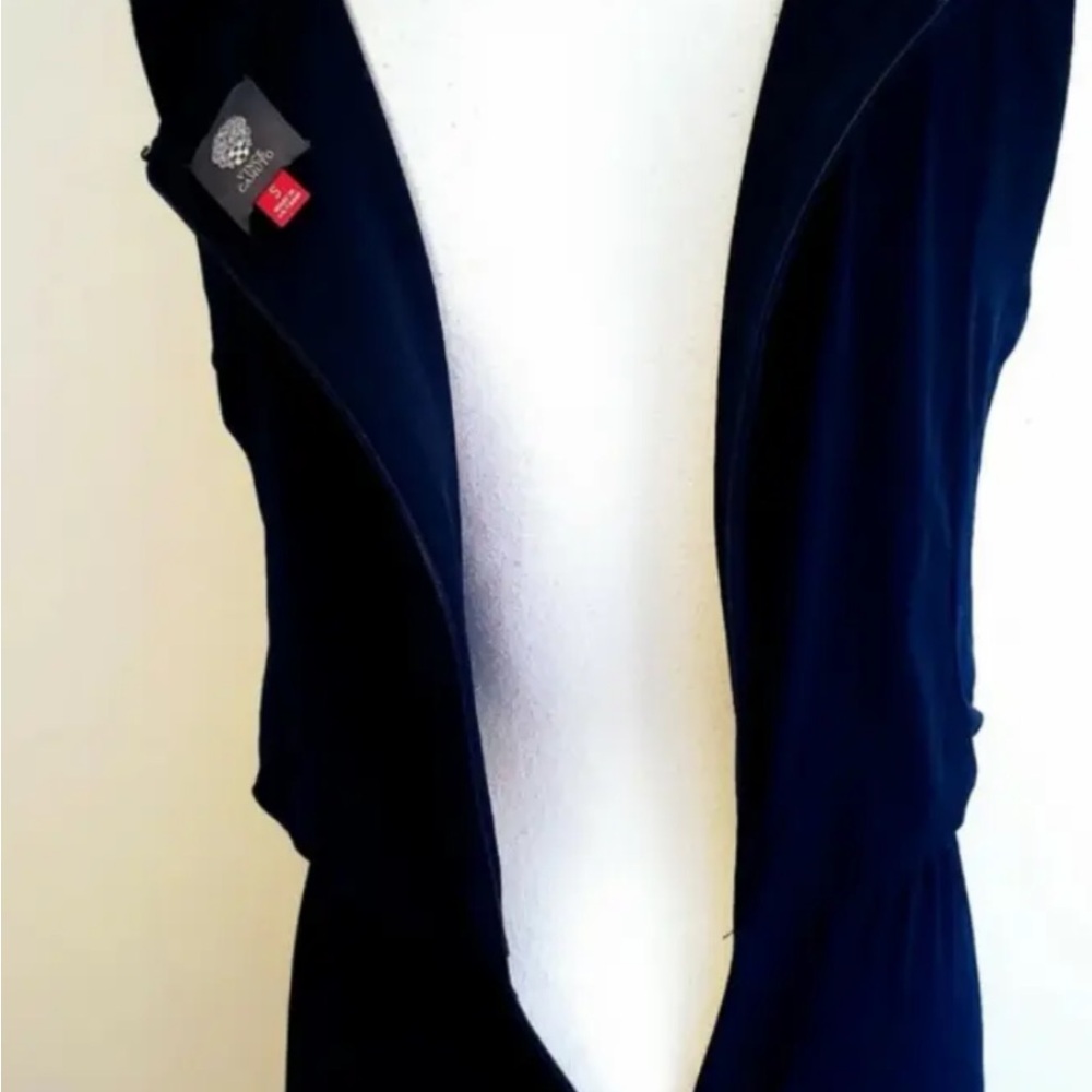 Vince Camuto Black Jumpsuit with Cowl Neck and Wide-Leg Design - Picture 3 of 5